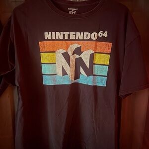 Nintendo 64 Retro Logo Tee – Size XL
